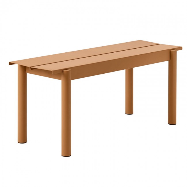 MUUTO 무토 Linear Steel bench 110 cm burnt 오렌지 MU30935-30955