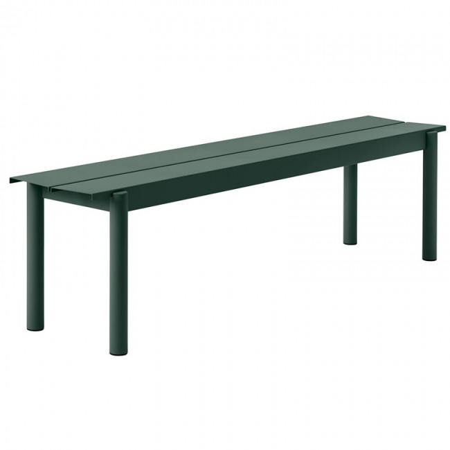 MUUTO 무토 Linear Steel bench 170 cm 다크그린 MU30943-30953