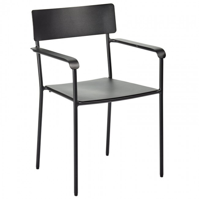 SERAX 세락스 August 의자 with armrests narrow 블랙 SXB5020006B