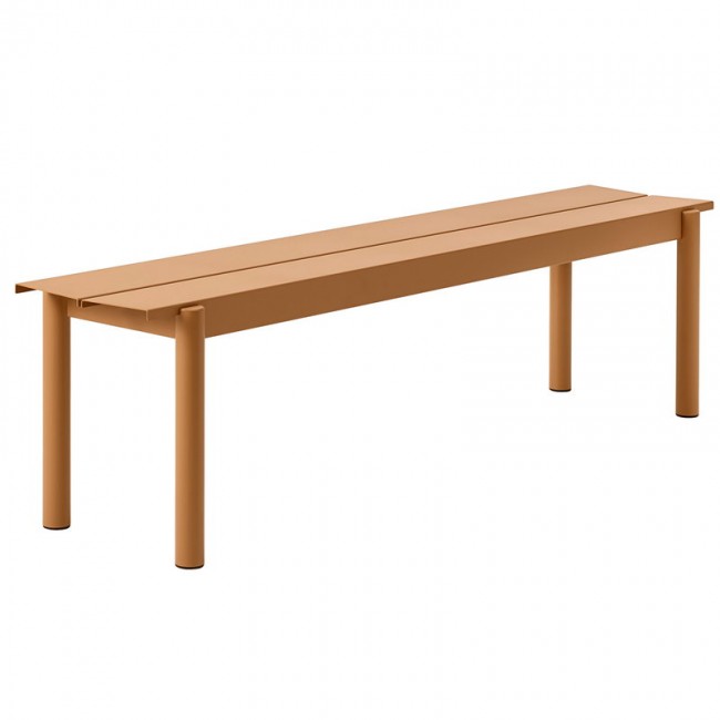 MUUTO 무토 Linear Steel bench 170 cm burnt 오렌지 MU30945-30955
