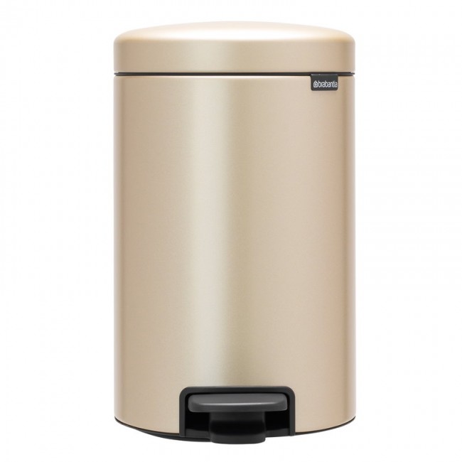 BRABANTIA 브라반티아 newIcon 페달 휴지통 metallic 골드 BA304408