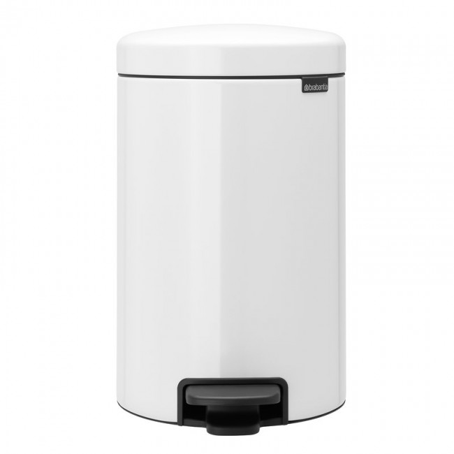 BRABANTIA 브라반티아 newIcon 페달 휴지통 화이트 BA111969