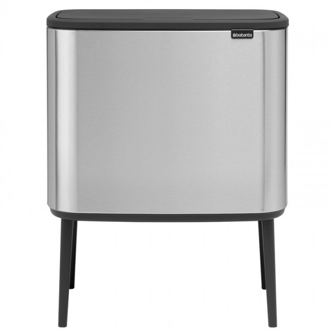 BRABANTIA 브라반티아 Bo Touch Bin 11 + 23 L matt steel BA316227
