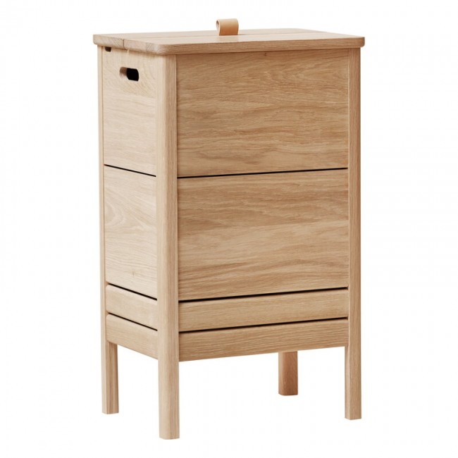 FORM & REFINE 폼앤리파인 A Line laundry box 화이트 oak FAR2126