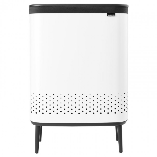 BRABANTIA 브라반티아 Bo Laundry Bin Hi 2 x 45 L 화이트 BA200540