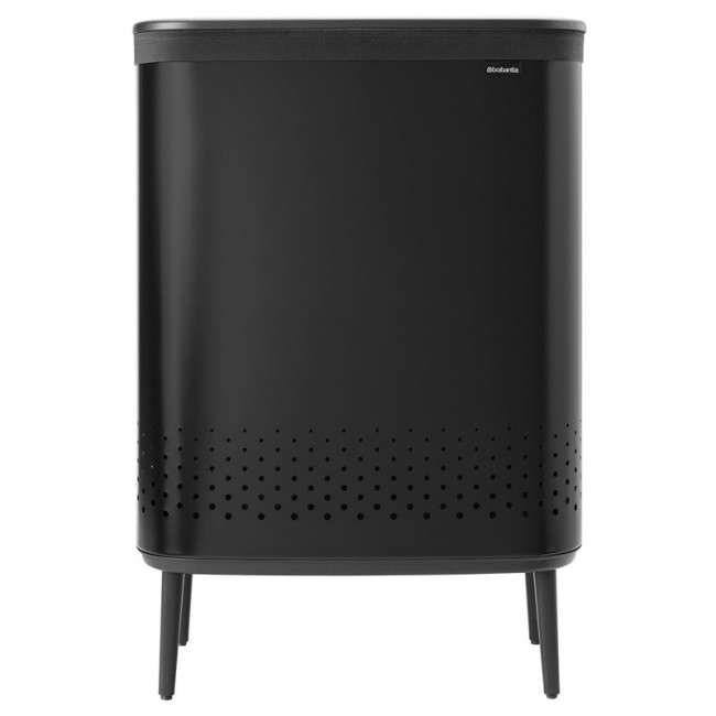 BRABANTIA 브라반티아 Bo Laundry Bin Hi 2 x 45 L 매트 블랙 BA200564