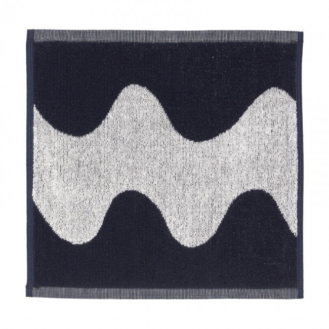 MARIMEKKO 마리메꼬 Lokki mini towel 오프 화이트 - 다크 블루 MA070947-150