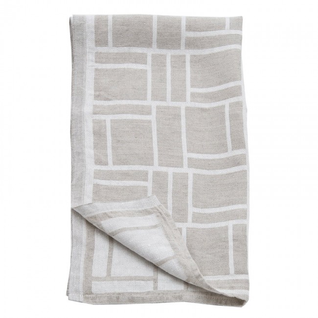 Johanna Gullichsen Pure hand towel 45 x 95 cm 미디움 flax JGJG-HT-P-FLAX
