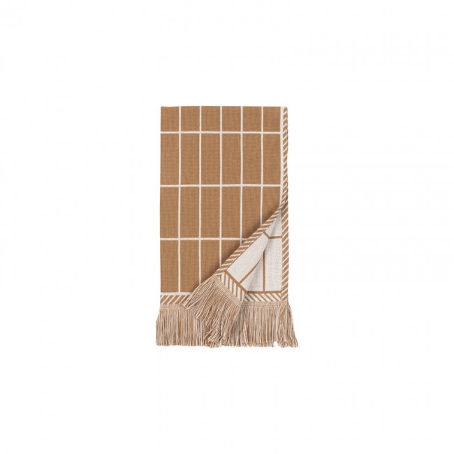 MARIMEKKO 마리메꼬 Pieni Tiiliskivi guest towel 30 x 50 cm brown - 오프 화이트 MA071792-810