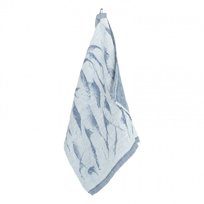 Lapuan Kankurit Aallokko towel 린넨 - 블루 LT60953