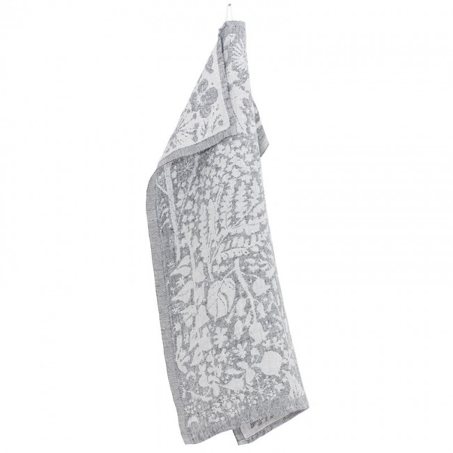 Lapuan Kankurit Villiyrtit hand towel 블랙 - 린넨 LT31397