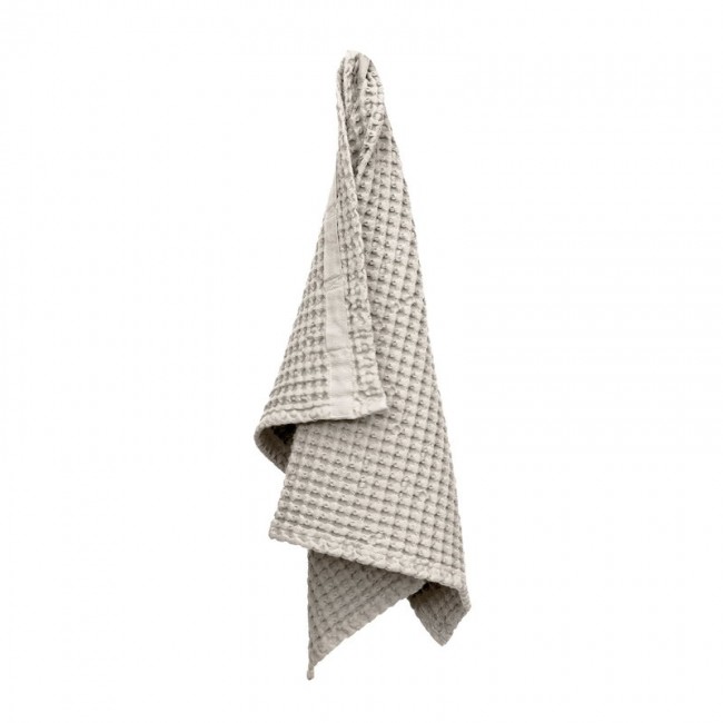 THE ORGANIC COMPANY ORIC Big Waffle hand towel stone RG2236