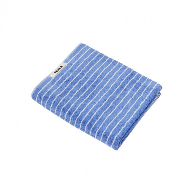 Tekla Hand towel clear 블루 스트라이프S TEKTT-CLS-50X80