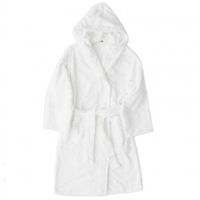 Tekla Hooded BATH로브 snow 화이트 TEKBT-SW-L
