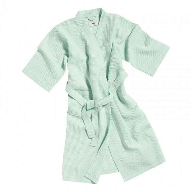 HAY 헤이 Waffle BATH로브 one size fresh mint HA541300