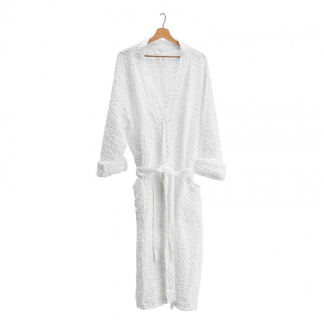Anno Li 린넨 waffle BATH로브 L/XL 화이트 AN-ANNO-11135