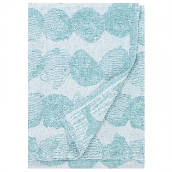 Lapuan Kankurit Sade giant towel 화이트 - 터쿼이즈 LT63553