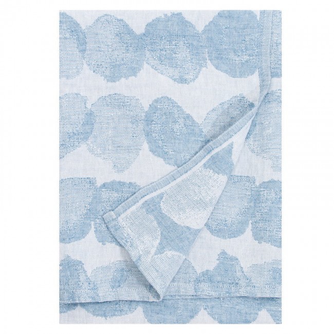 Lapuan Kankurit Sade giant towel 화이트 - rainy 블루 LT63563