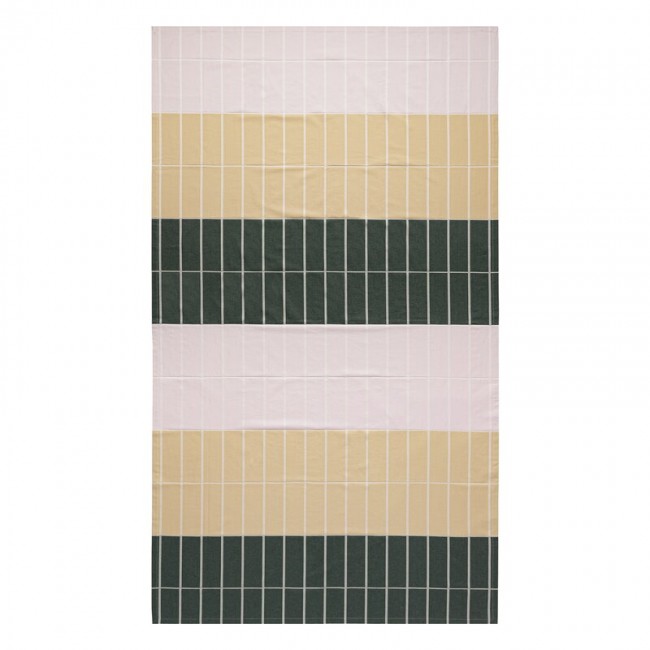 MARIMEKKO 마리메꼬 Tiiliskivi 테이블보 156 x 280 cm beige-light 핑크-다크그린 MA070959-836