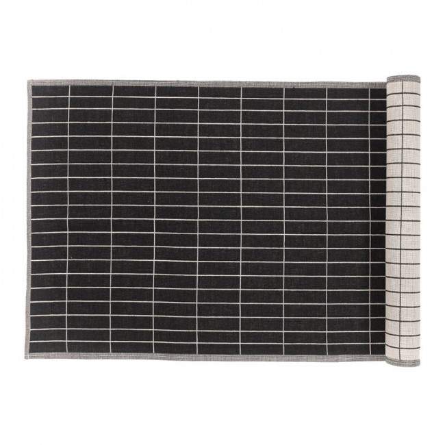 MARIMEKKO 마리메꼬 Pieni Tiiliskivi 테이블 runner 47 x 150 cm 차콜 - beige MA071822-980