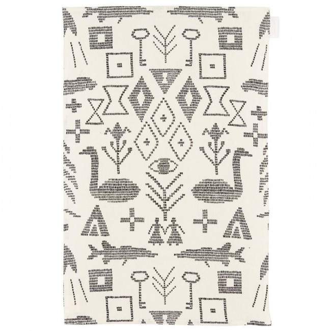 Saana ja Olli Maailman synty tea TOWEL/테이블매트 라지 화이트 SOHMP4-8-WH-BL