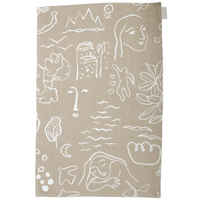 Saana ja Olli Onnenmaa tea TOWEL/테이블매트 beige SOHMP9-9-BG-WH