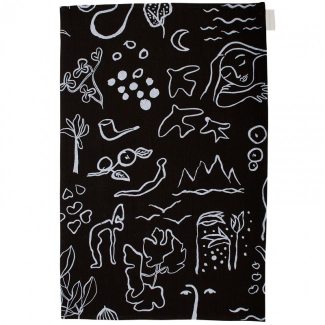 Saana ja Olli Onnenmaa tea TOWEL/테이블매트 블랙 SOHMP9-9-BL-WH