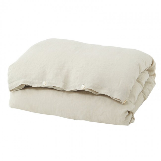 Tekla 린넨 single duvet 커버 150 x 210 cm sand grey TEKLD-SG-150x210
