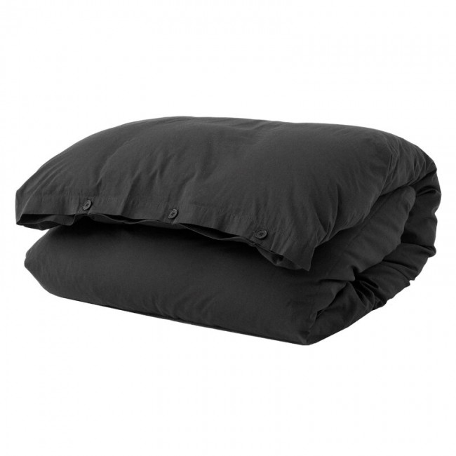 Tekla Single duvet 커버 150 x 210 cm ash 블랙 TEKPD-AB-150x210