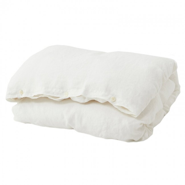 Tekla 린넨 single duvet 커버 150 x 210 cm cream 화이트 TEKLD-CW-150x210