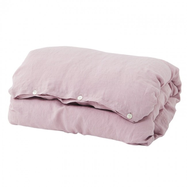 Tekla 린넨 single duvet 커버 150 x 210 cm dawn 퍼플 TEKLD-DP-150x210
