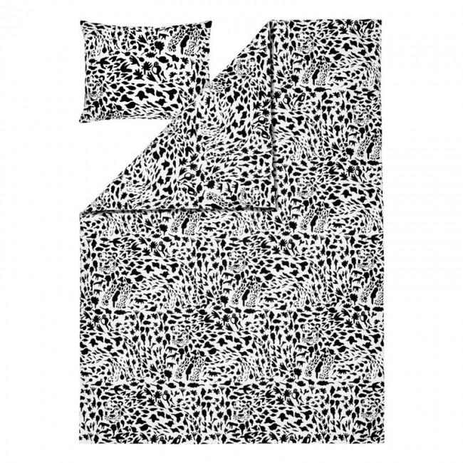 IITTALA 이딸라 OTC Cheetah duvet 커버 set 150 x 210 cm 블랙 - 화이트 II1061271