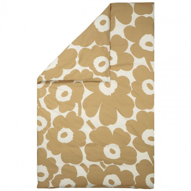 MARIMEKKO 마리메꼬 Unikko duvet 커버 150 x 210 cm 코튼 - beige MA070870-880