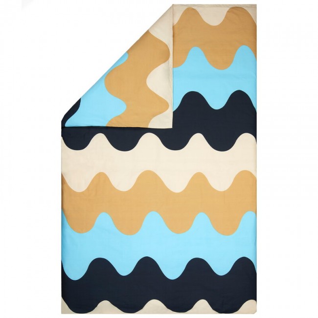 MARIMEKKO 마리메꼬 Lokki duvet 커버 240 x 220 cm 블루 - beige 화이트 MA071291-580