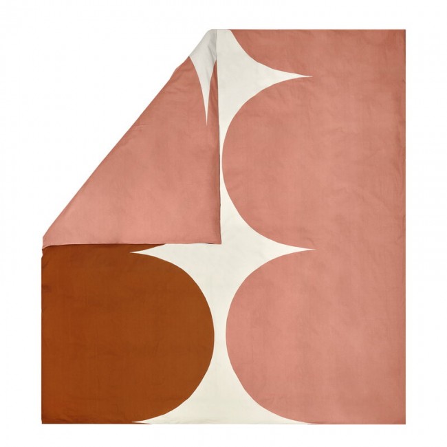 MARIMEKKO 마리메꼬 Harka duvet 커버 240 x 220 cm 화이트 - brown 로즈 MA071802-183