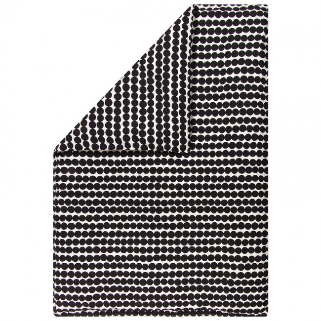 MARIMEKKO 마리메꼬 Rasymatto duvet 커버 150 x 210 cm 화이트 - 블랙 MA070577-190