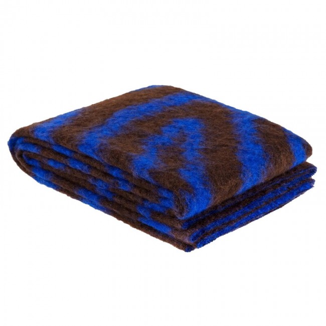 Hem Monster throw 180 x 130 cm wiggle 블루 - brown HE30530