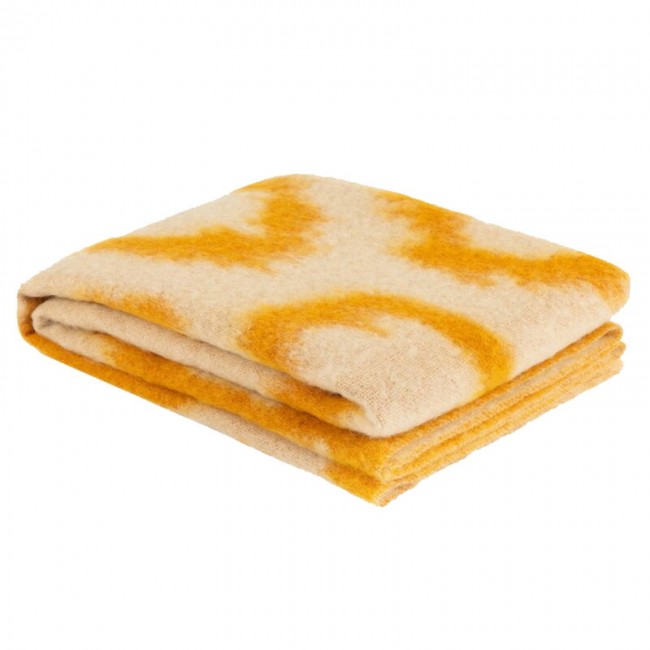 Hem Monster throw 180 x 130 cm 링 ochre - OFF-화이트 HE30527