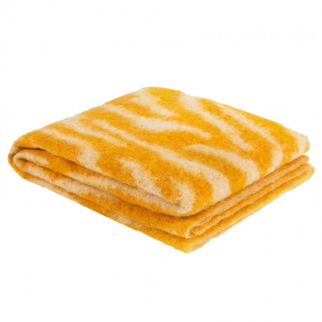 Hem Monster throw 180 x 130 cm 스트라이프 ochre - OFF-화이트 HE30529