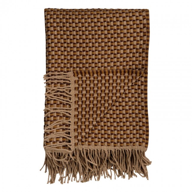 ROROS TWEED Roeros Isak throw 150 x 210 cm 체스트 넛 RTW5352
