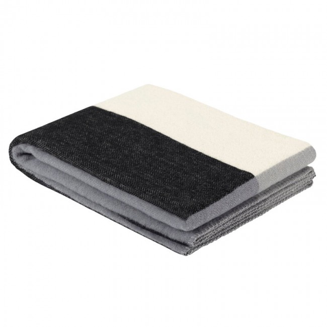 Hem Block throw 130 x 180 cm Salt and Pepper HE30499