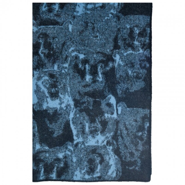 Lapuan Kankurit Otso 담요 블랭킷 130 x 200 cm 블랙 - 블루 LT100085
