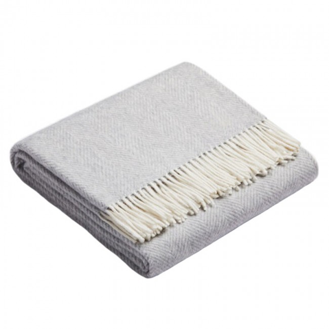 Sibast Alpaca throw HER링BONE grey SBALPACA-THROW-HERGREY