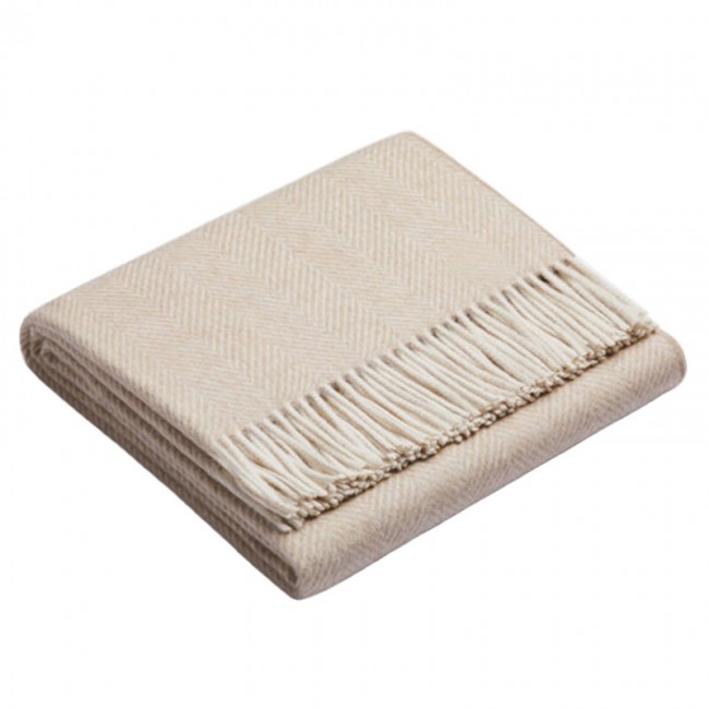 Sibast Alpaca throw HER링BONE beige SBALPACA-THROW-HERBEIGE
