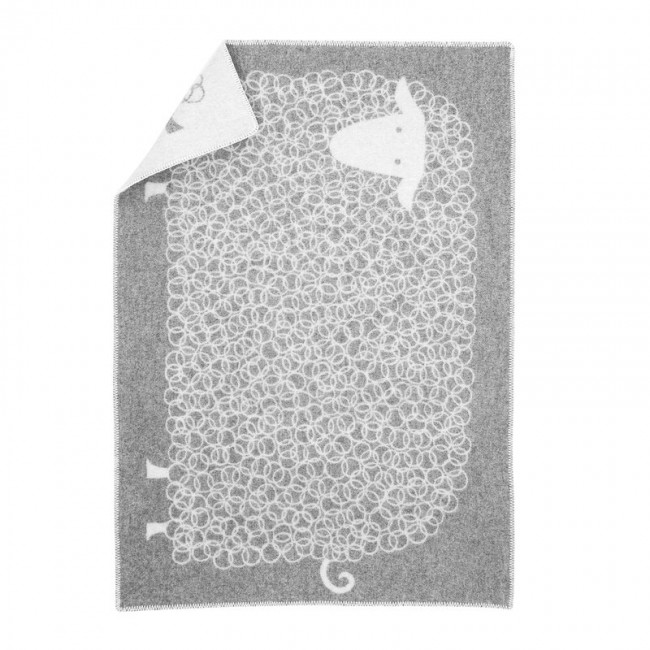 Lapuan Kankurit Kili 담요 블랭킷 65 x 90 cm grey - 화이트 LT100212