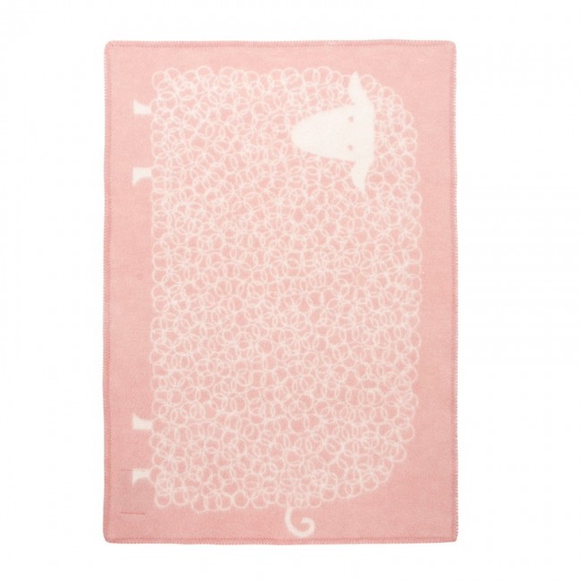Lapuan Kankurit Kili 담요 블랭킷 65 x 90 cm 로즈 - 화이트 LT100213