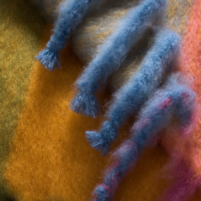 Lena Rewell BonBon mohair 담요 블랭킷 130 x 180 cm LRE-004-BONBON