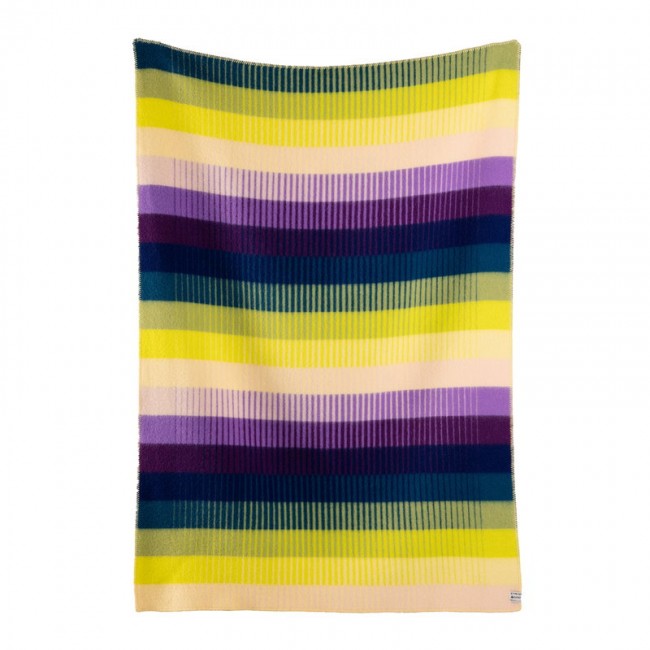 ROROS TWEED Roeros AEsmund 그라디언트 throw 200 x 135 cm 엘로우 - 블루 RTW4152-G