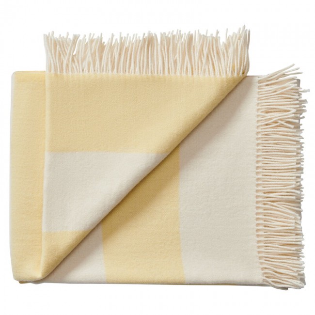 SILKEBORG ULDSPINDERI 실크EBORG The Sweater throw 엘로우 RZ00-1230-5323