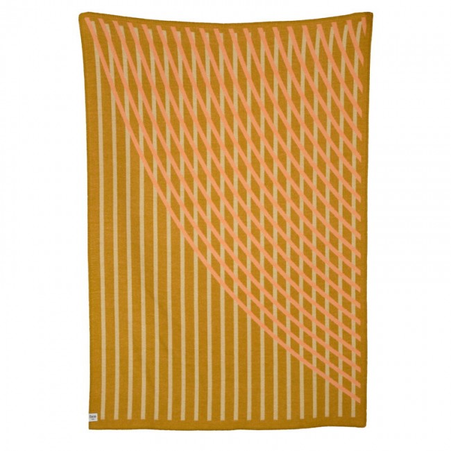 ROROS TWEED Roeros Bislett throw 200 x 135 cm peach - pistachio RTW5151